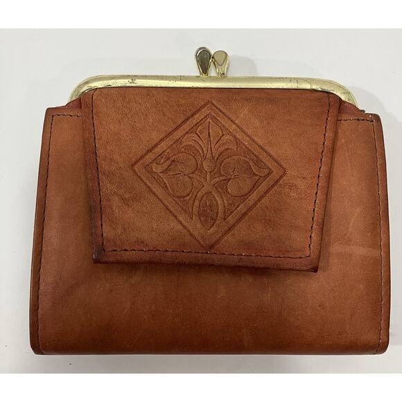 Amity Cowhide French Purse Wallet - Picture 4 of 11